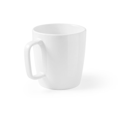 DHONI WHITE. Ceramic mug 450 mL